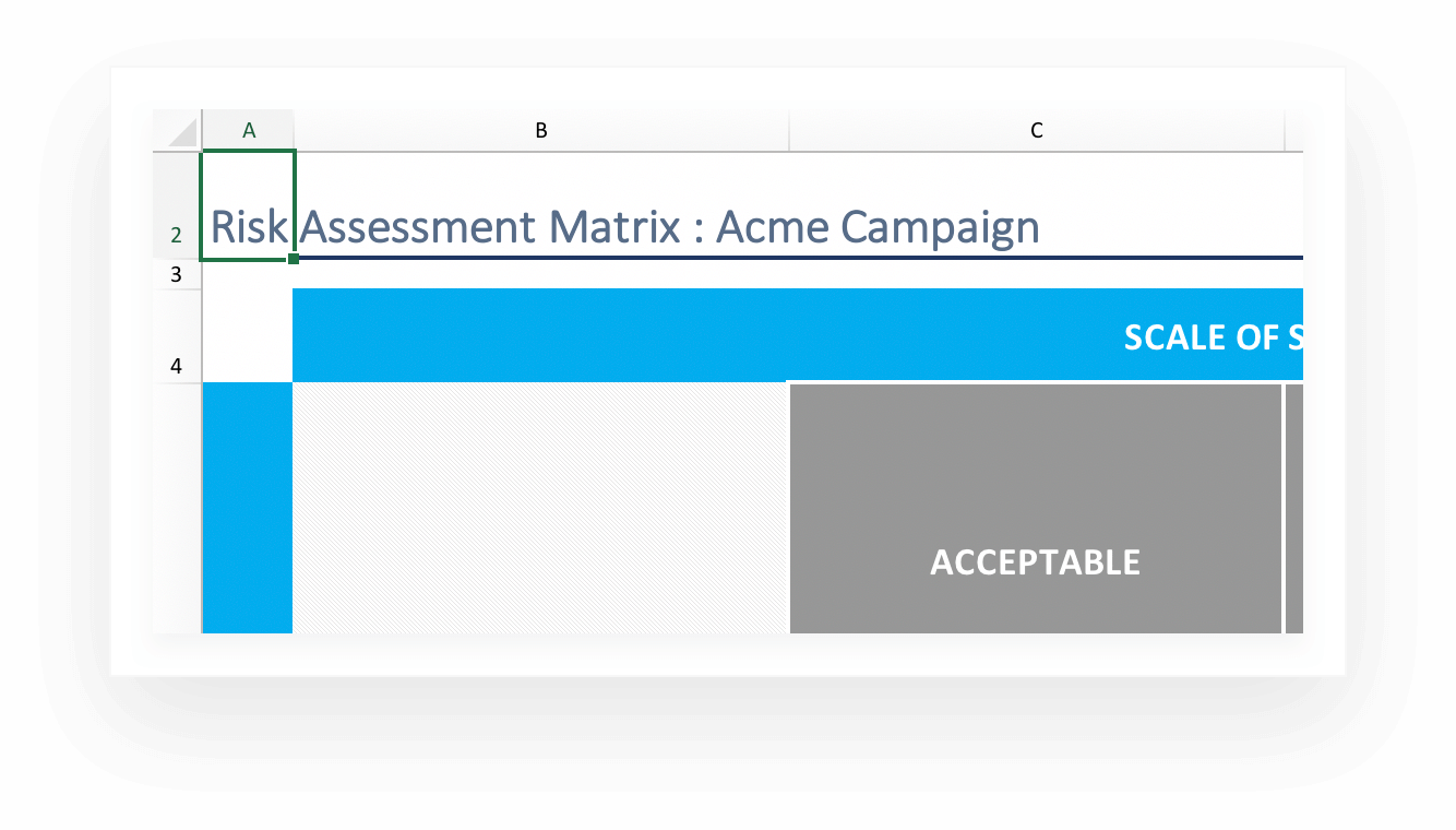 Adding a custom title to your risk assessment template